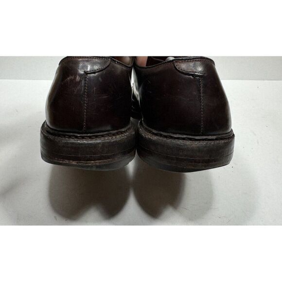 Alden x Sherman Brothers 990 Shell Cordovan Plain Toe Blucher Shoes Mens Sz 13 B - Picture 5 of 9